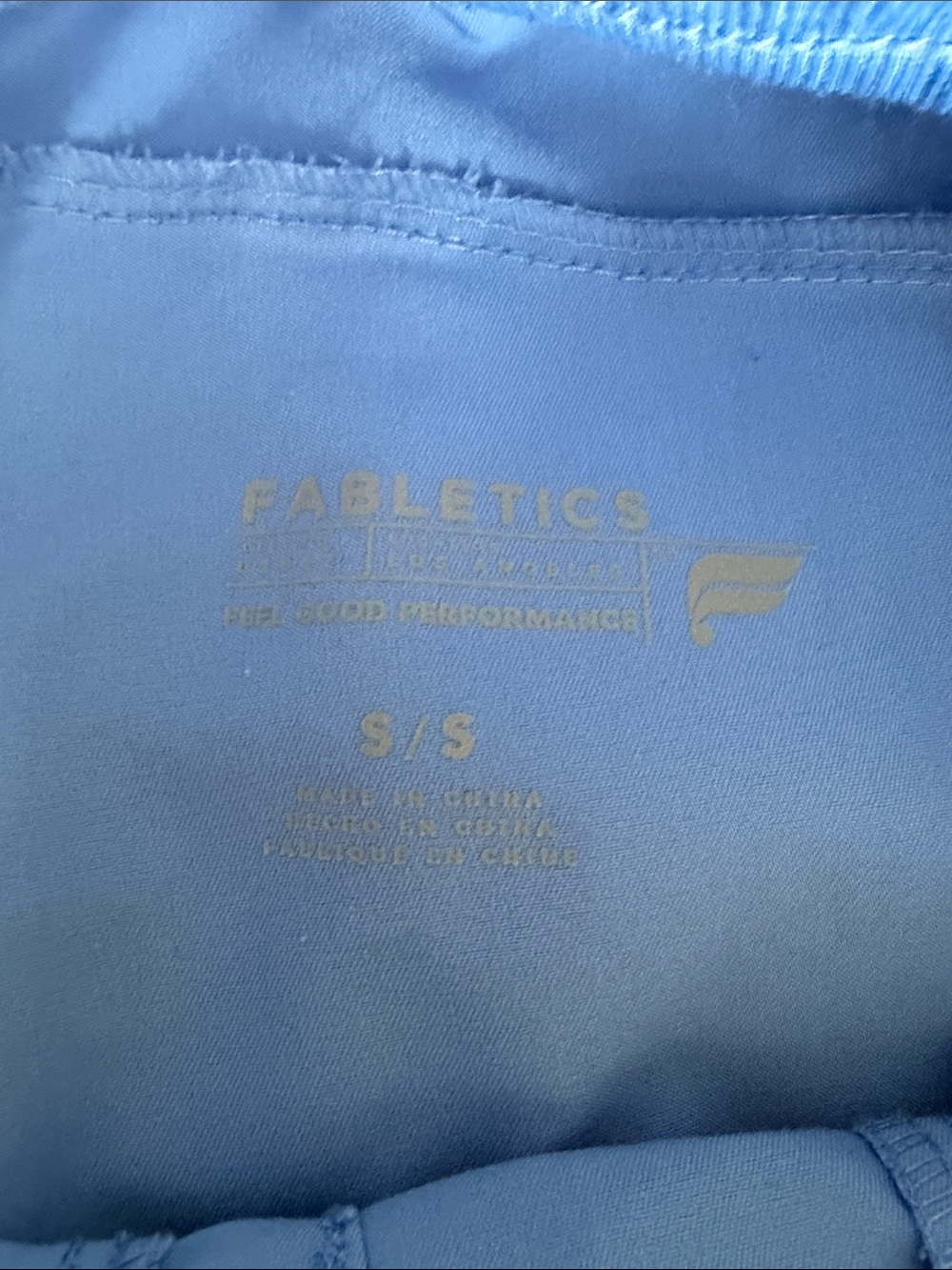 Fabletics Light Blue Scrub Set - Picture 2 of 4